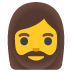 Эмодзи 🧔‍♀️ Google
