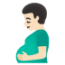 Эмодзи 🫃🏻 Google
