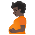 Эмодзи 🫄🏿 Google