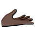 Эмодзи 🫴🏿 Google