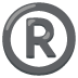 Registered Trademark Symbol emoji on Google