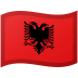 Albania emoji on Google