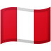 Peru emoji on Google