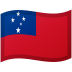 Samoa emoji on Google