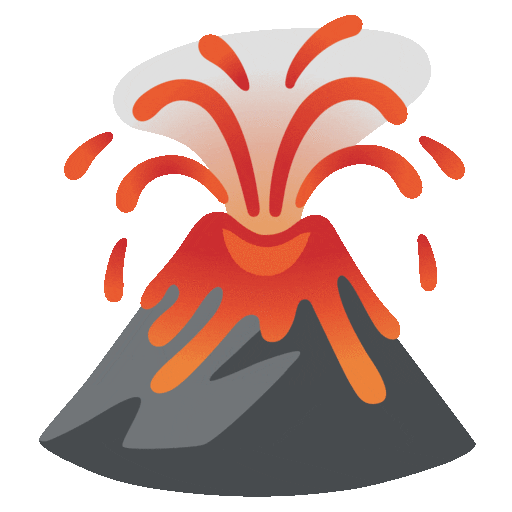 volcano animated