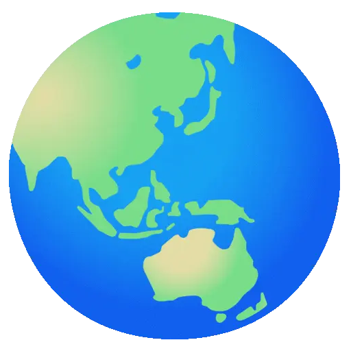 Earth Globe Asia-Australia