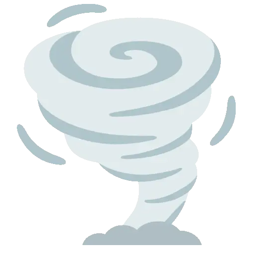 Tornado animated emoji