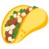 Taco emoji on Google