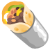 Burrito emoji on Google