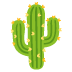 Cactus emoji on Google