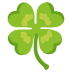 Four Leaf Clover emoji on Google