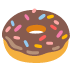 Doughnut emoji on Google