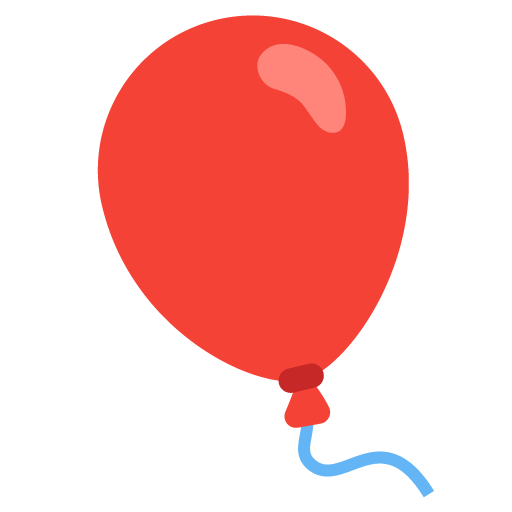 Balloon emoji