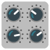 Control Knobs emoji on Google