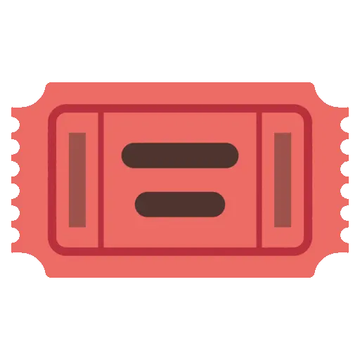 Admission Tickets animated emoji