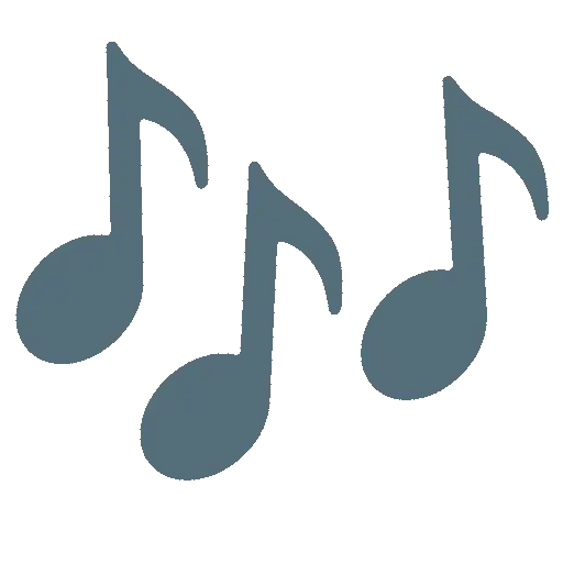 animate musical notes
