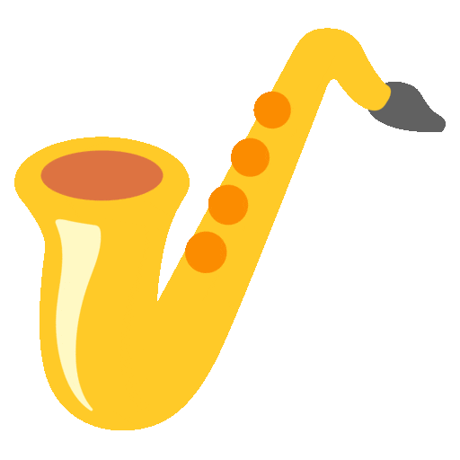 saxophone animated
