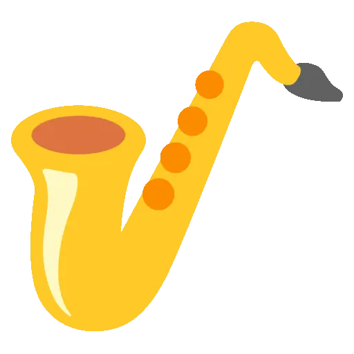 Saxophone emoji