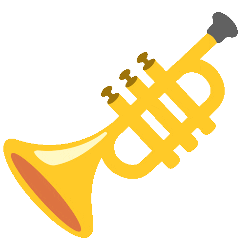 trumpet animated