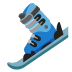 Skis emoji on Google