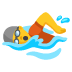 Woman Swimming emoji on Google