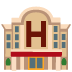Hotel emoji on Google
