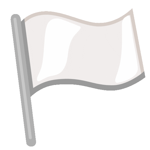 white flag animated