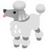 Poodle emoji on Google