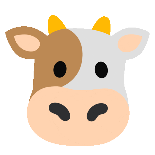 cow face animated