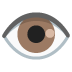 Eye in Speech Bubble emoji on Google