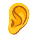 Ear emoji on Google