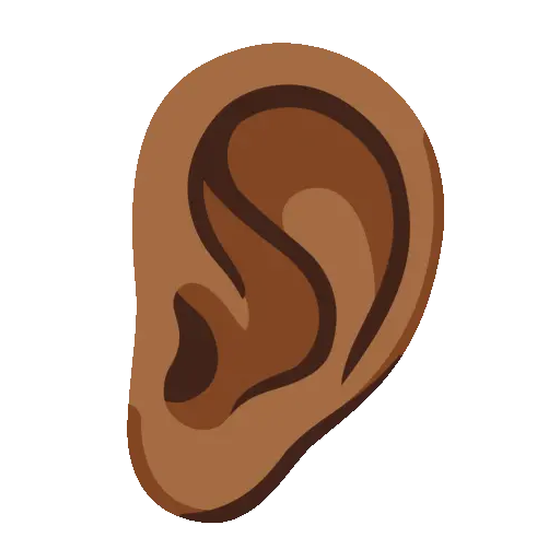 Ear animated emoji