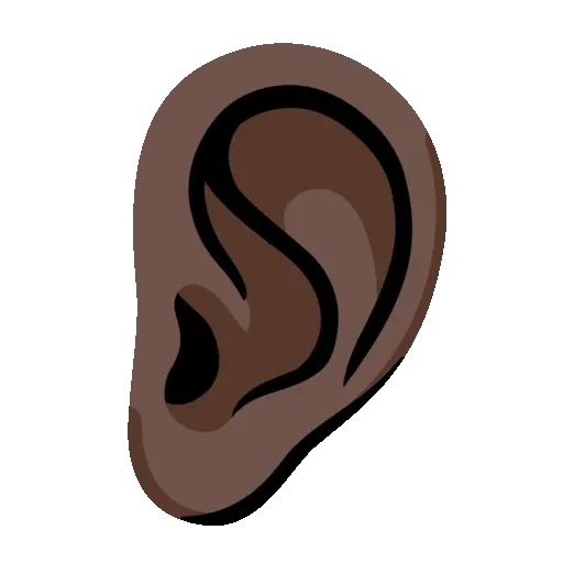 Ear animated emoji