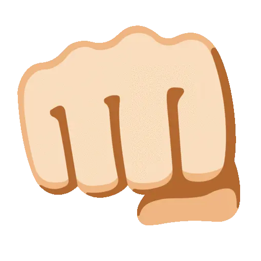 Fist animated emoji