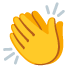 Clapping Hands emoji on Google