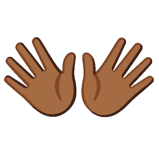 Open Hands animated emoji