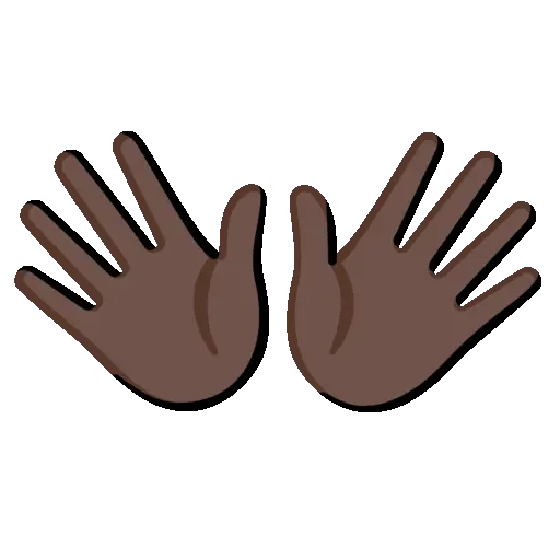 Open Hands animated emoji