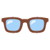 Glasses emoji on Google