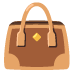 Handbag emoji on Google