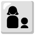 family: woman, boy emoji on Google