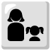 family: woman, girl emoji on Google