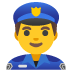 man police officer emoji on Google