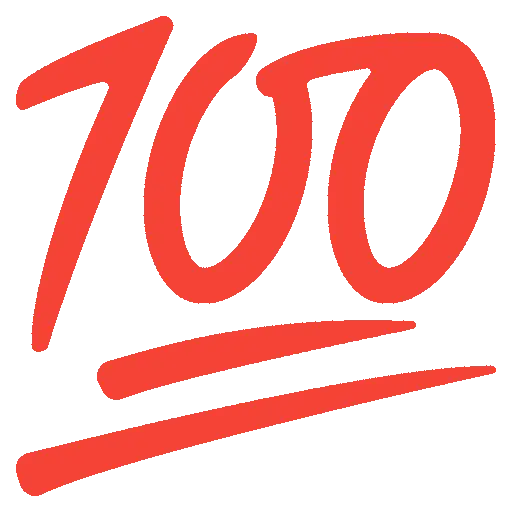 100 Points Symbol
