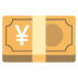 Yen Banknote emoji on Google