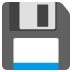 Floppy Disk emoji on Google