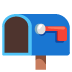 Open Mailbox with Lowered Flag emoji on Google