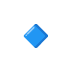 Small Blue Diamond emoji on Google
