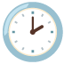 Two O'Clock emoji on Google