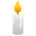 Candle emoji on Google