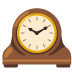 Mantelpiece Clock emoji on Google